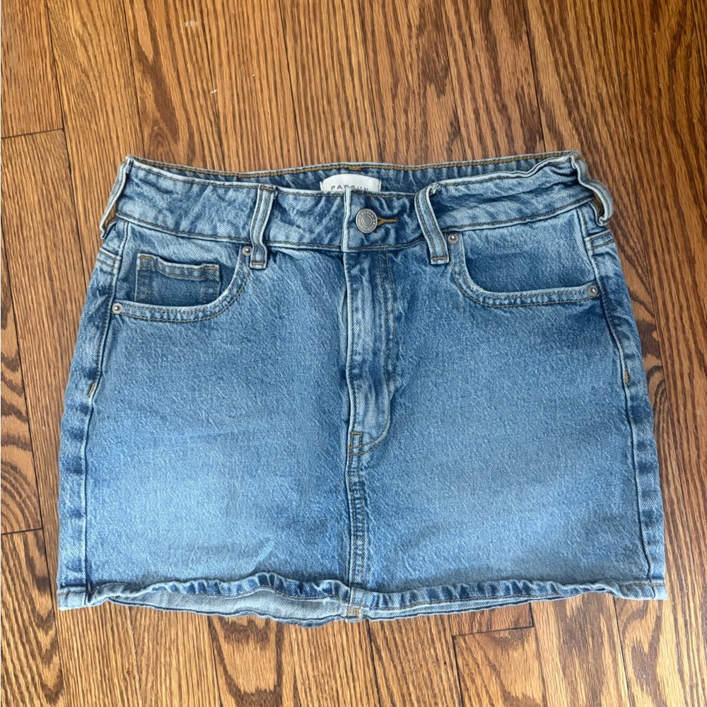 PacSun Blue Denim Mini Skirt
